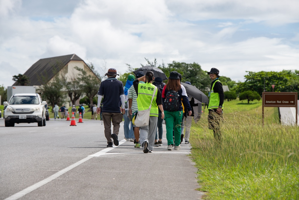 Kadena, Chatan conduct disaster evacuation drill