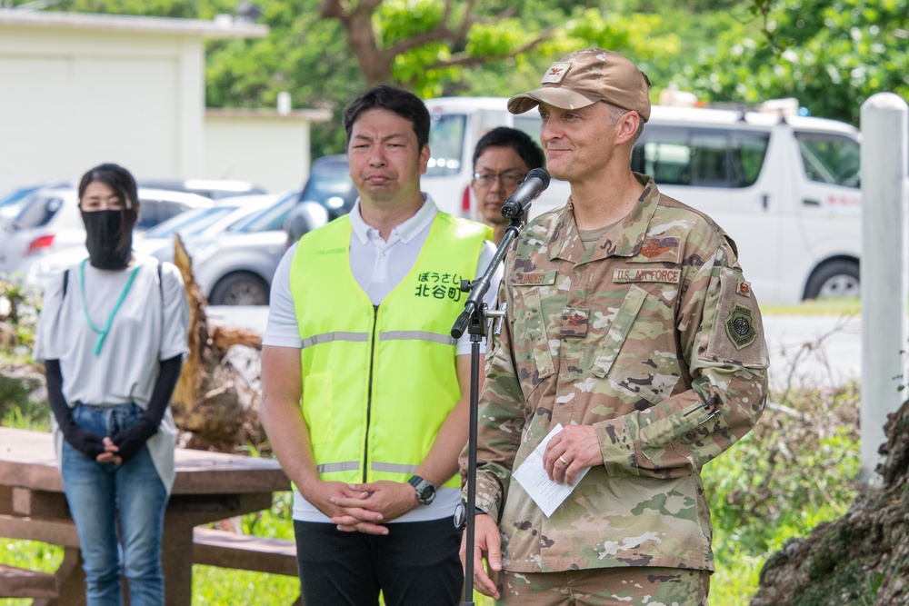 Kadena, Chatan conduct disaster evacuation drill