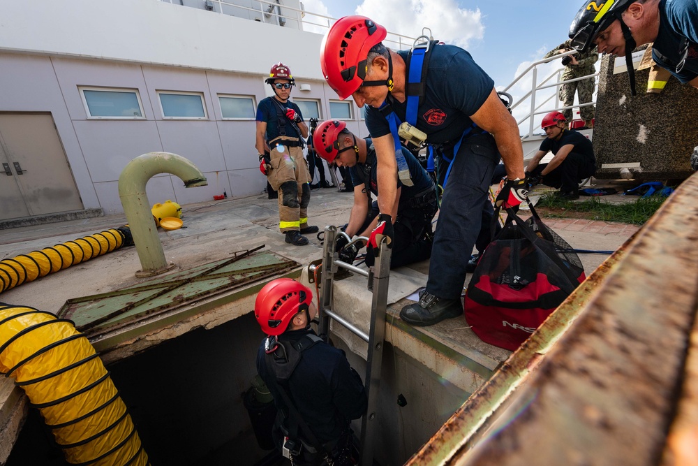 Confined Space Rescue at NSA Souda Bay