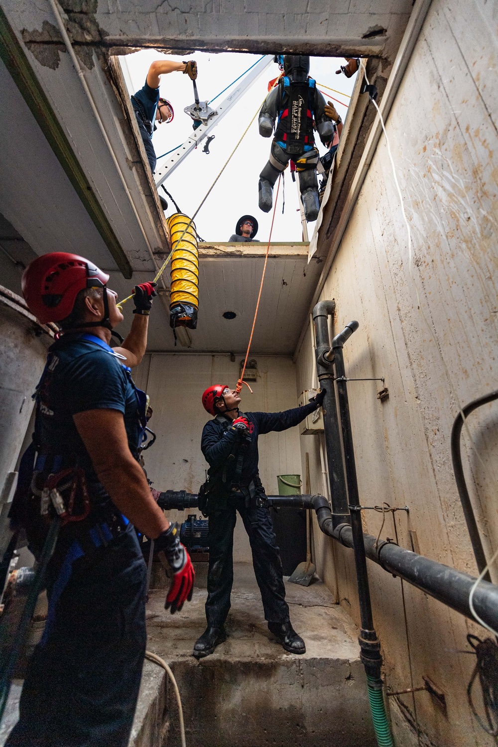 Confined Space Rescue at NSA Souda Bay