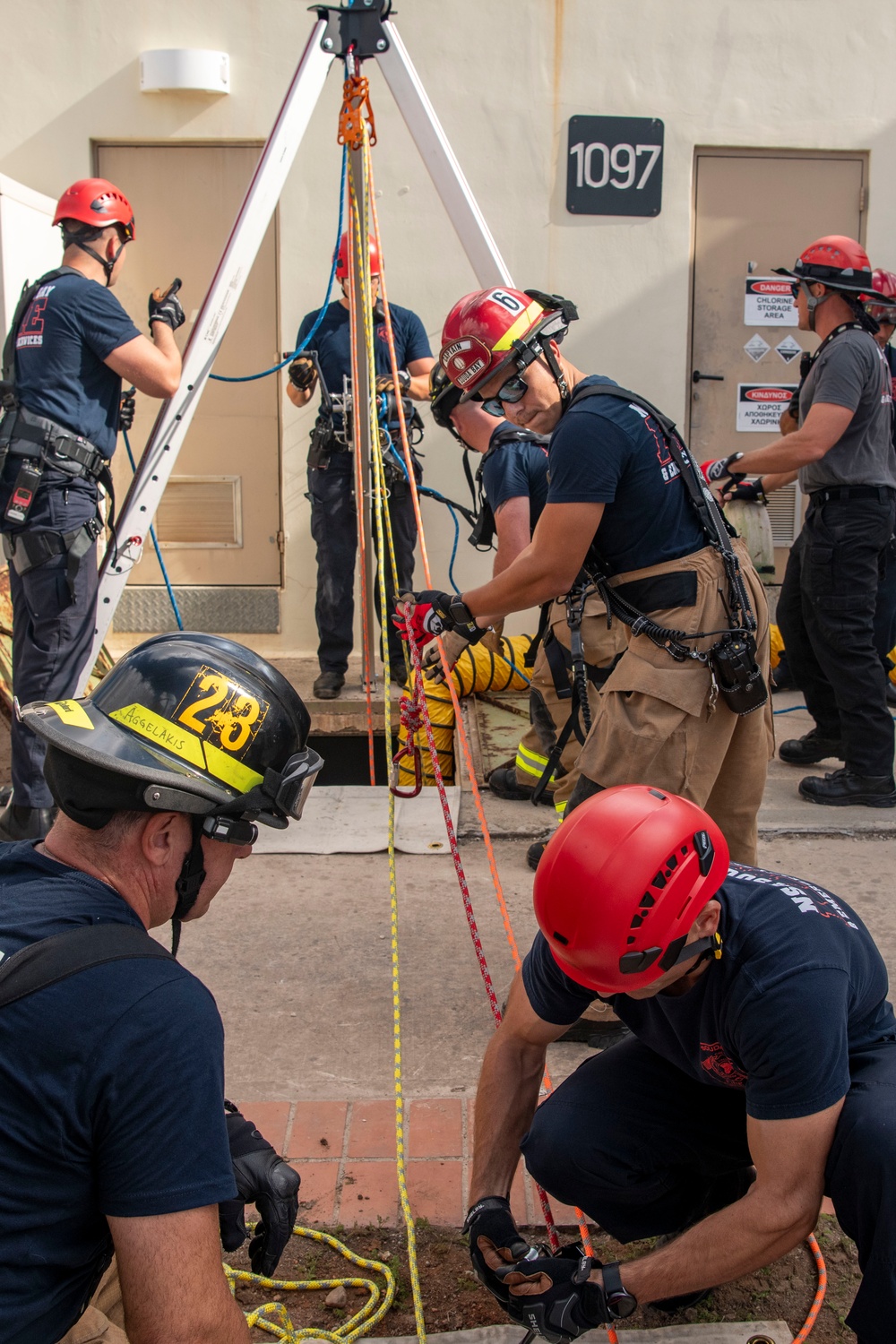 Confined Space Rescue at NSA Souda Bay