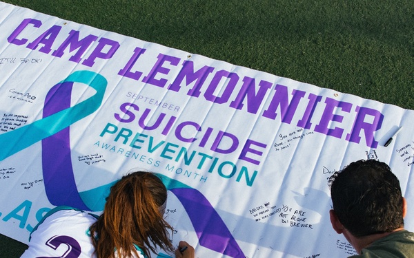 Camp Lemonnier Raises Awareness for Veterans Lost to Suicide
