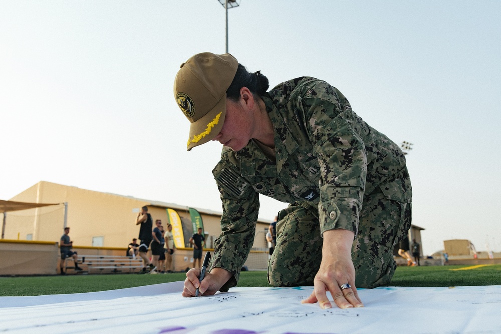 Camp Lemonnier Raises Awareness for Veterans Lost to Suicide