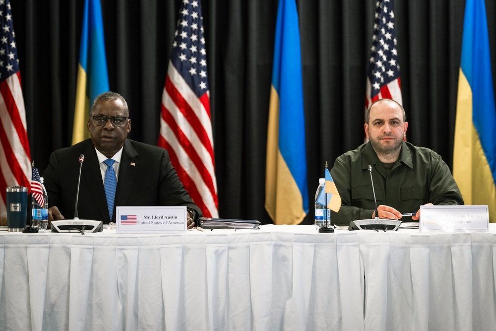 SECDEF Hosts 15th Ukraine Defense Contact Group