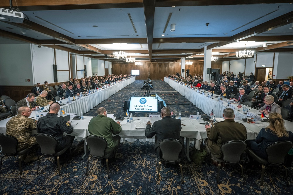 SECDEF Hosts 15th Ukraine Defense Contact Group