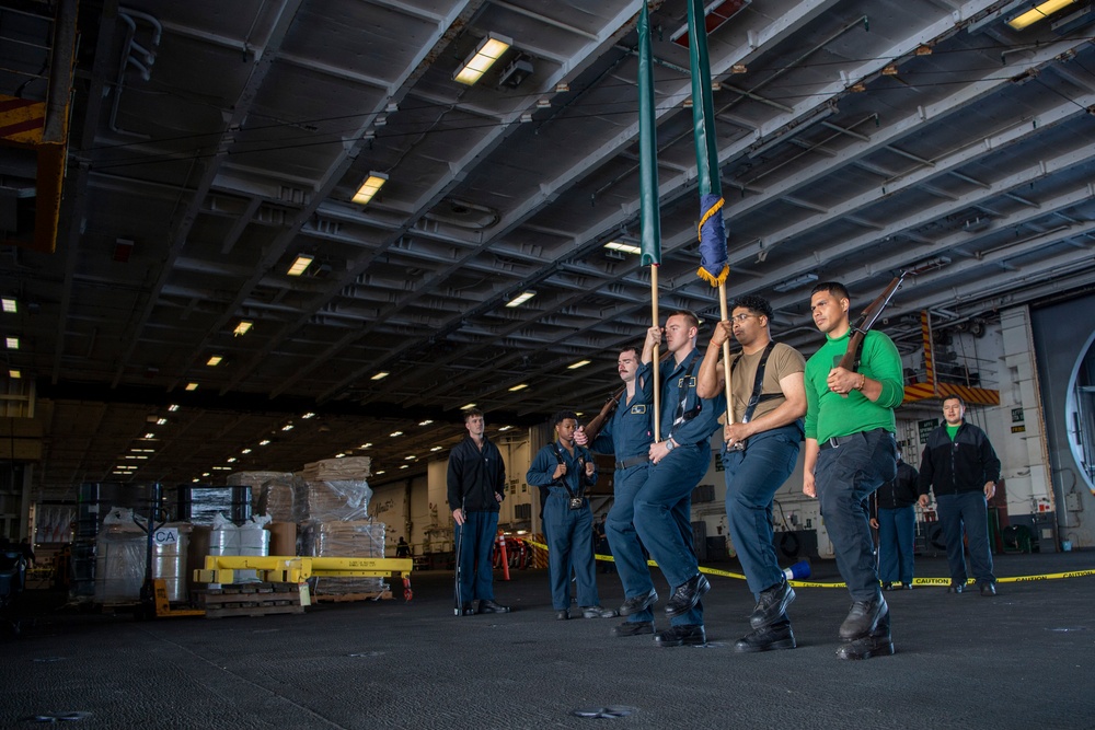 Sailors Practice Drill