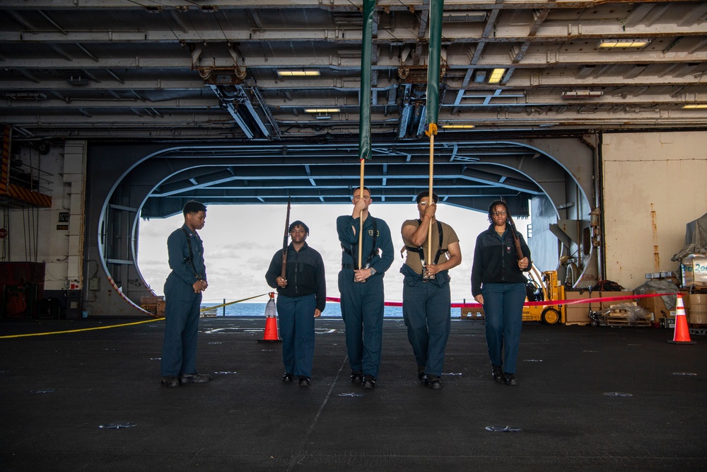 Sailors Practice Drill