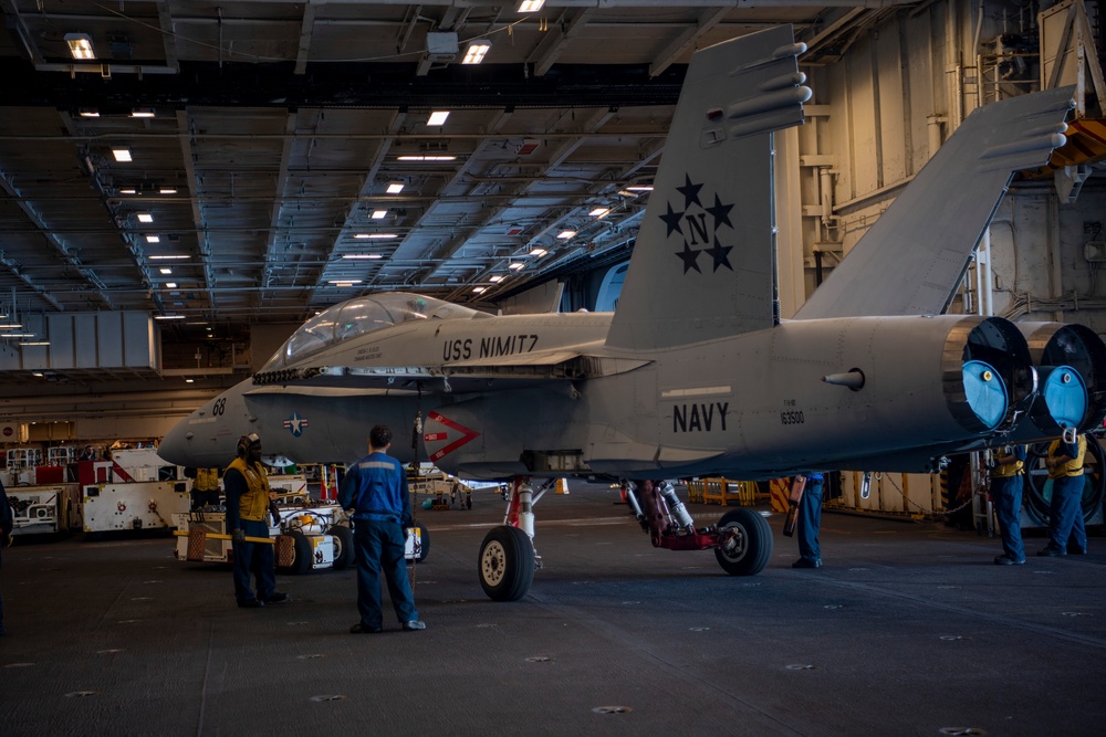 Sailors Move Training Aircraft