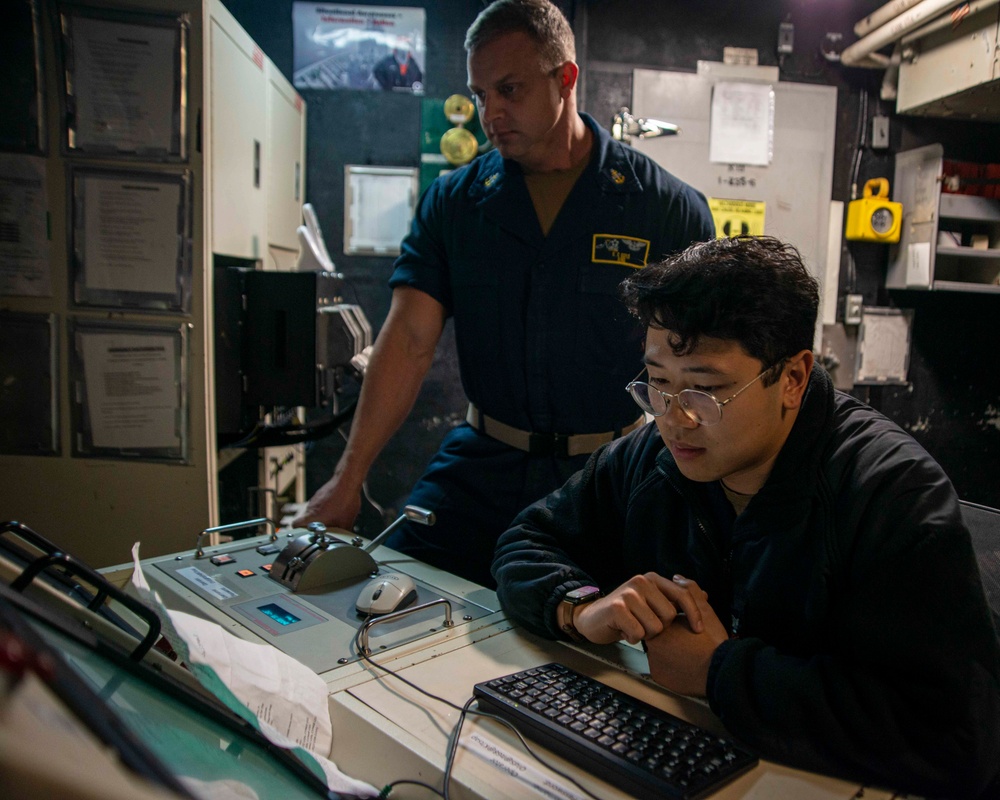 Sailors Calibrate Jet Engine Test Instruments