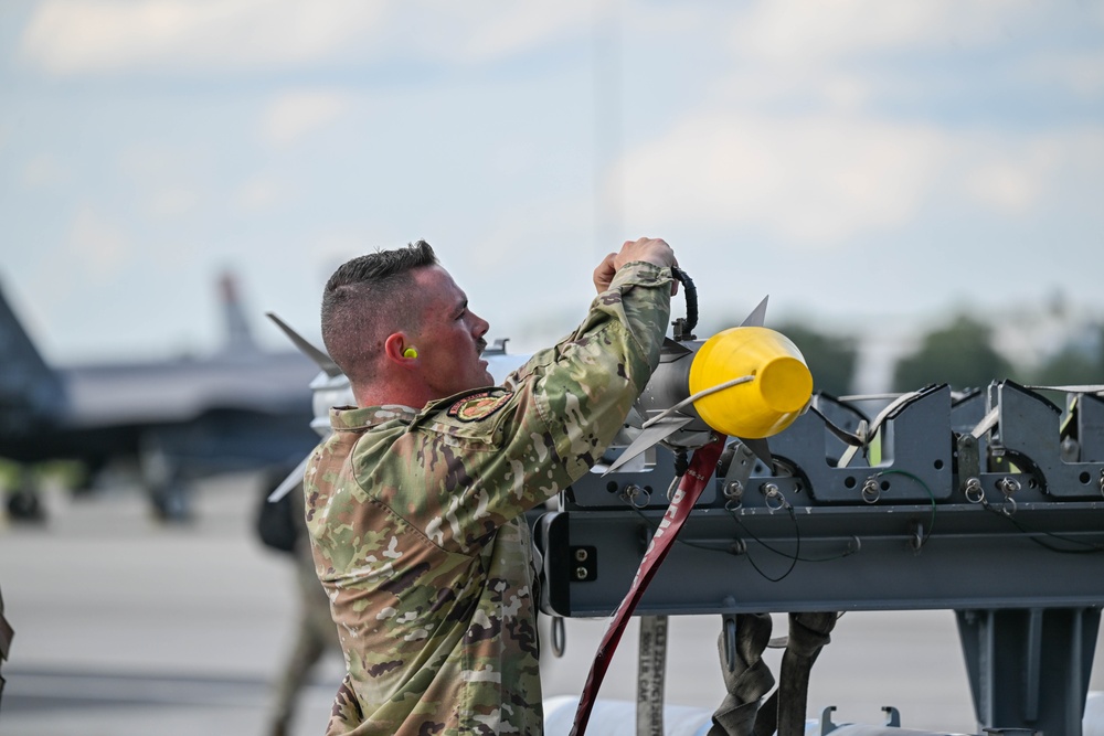 388th FW William Tell 2023 F-35 weapons load competition