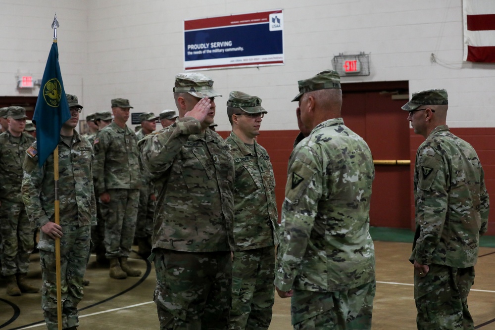 The Training Support Unit at Camp Ripley Training Center Receives a New Unit Patch