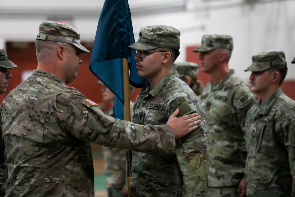 The Training Support Unit at Camp Ripley Training Center Receives a New Unit Patch