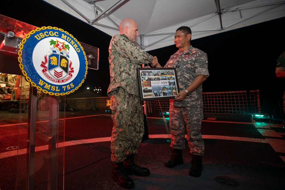 USCGC Munro Hosts CARAT Brunei 2023 Closing Ceremony