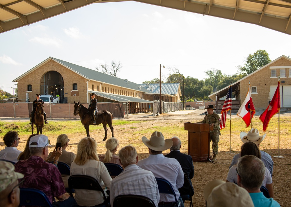 U.S. Army North Holds Horse Dedication Ceremony