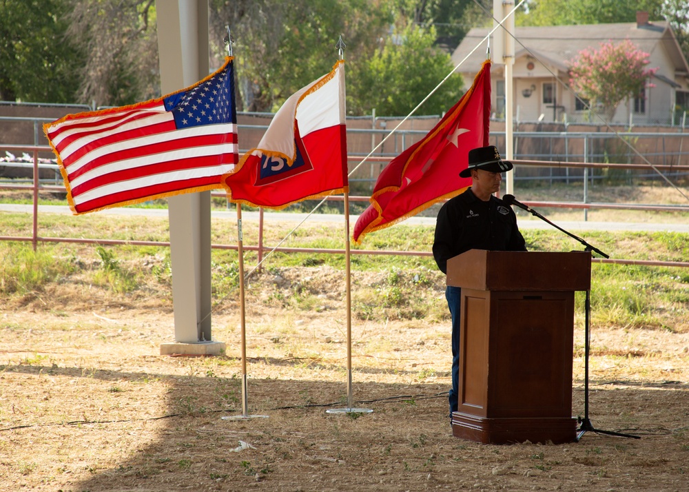 U.S. Army North Holds Horse Dedication Ceremony