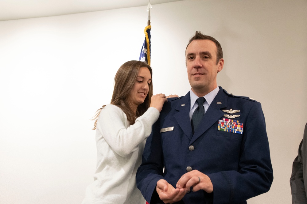 Elmes promoted to Lt. Col.