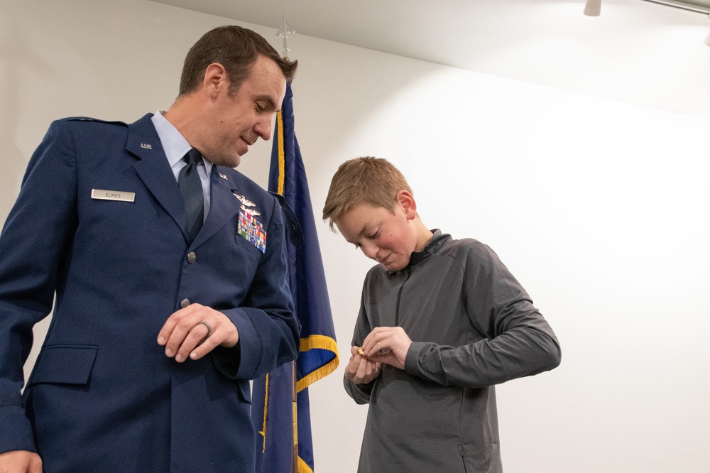 Elmes promoted to Lt. Col.