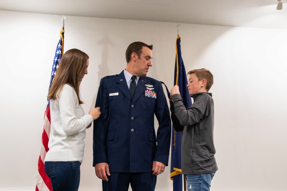 Elmes promoted to Lt. Col.