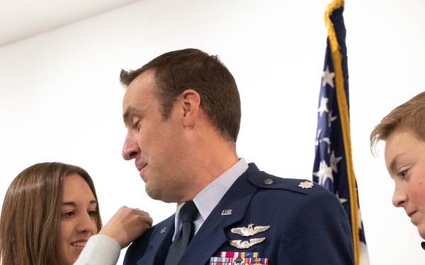 Elmes promoted to Lt. Col.