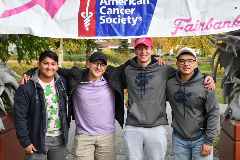 Fort Wainwright personnel come together for breast cancer awareness walk