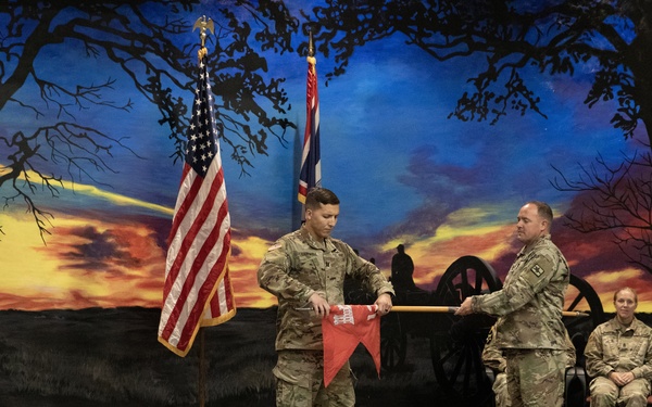 The transition of the 133rd Engineer Support Company to the 307th Engineer Utilities Detachment