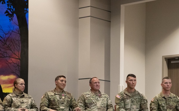 The transition of the 133rd Engineer Support Company to the 307th Engineer Utilities Detachment