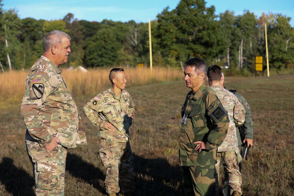 The Norwegian Prime Minister, Jonas Gahr Støre, and Norwegian Ambassador to the United States Anniken Krutnes, visit Camp Ripley Training Center