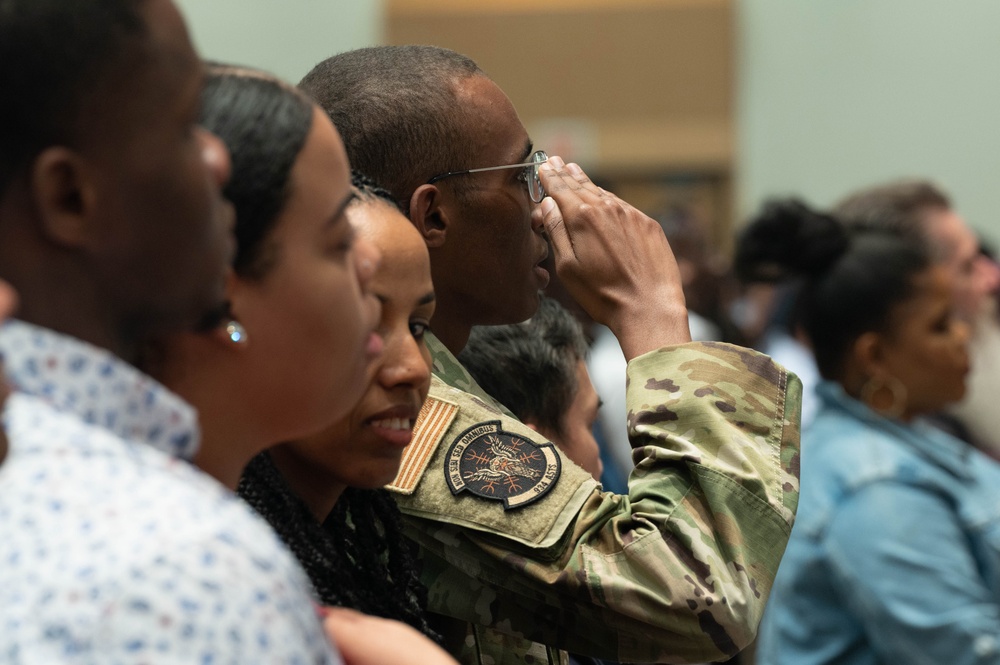 Coming to America: Airman becomes an American on Flag Day