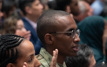 Coming to America: Airman becomes an American on Flag Day