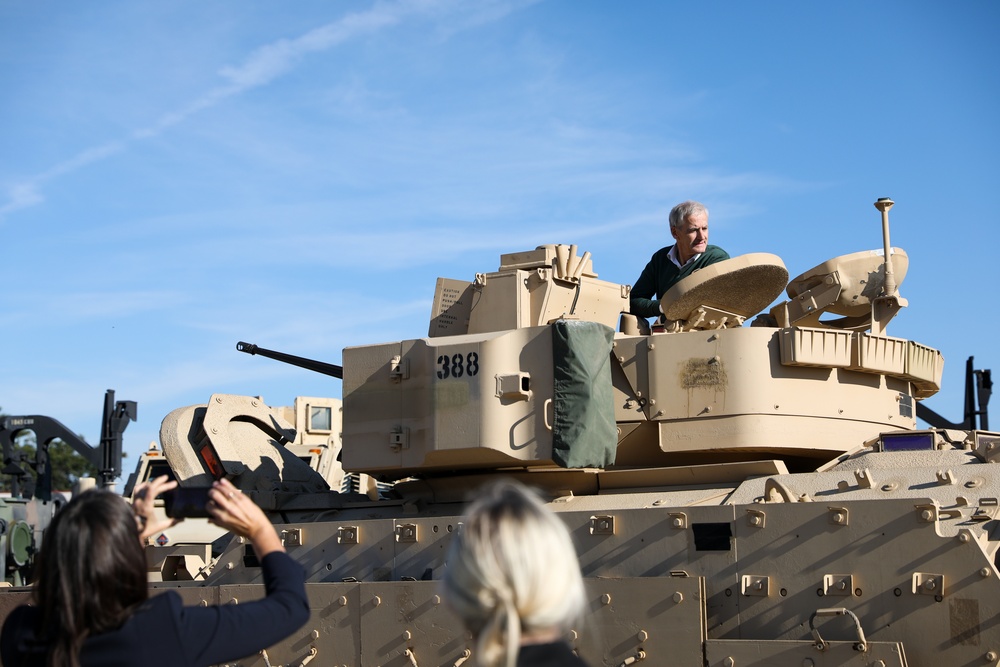 The Norwegian Prime Minister, Jonas Gahr Støre, and Norwegian Ambassador to the United States Anniken Krutnes, visit Camp Ripley Training Center