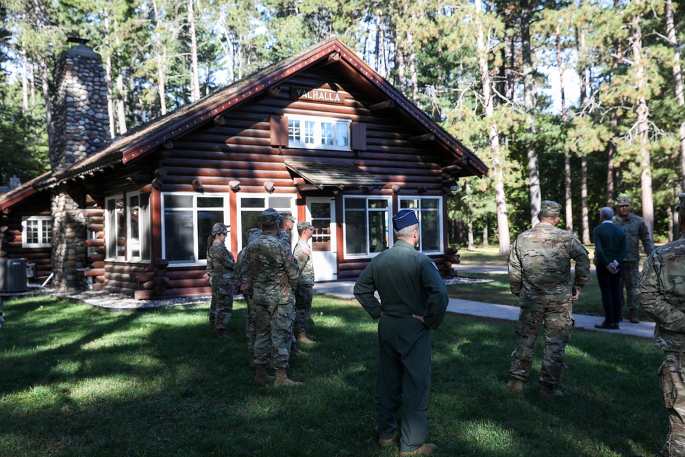 The Norwegian Prime Minister, Jonas Gahr Støre, and Norwegian Ambassador to the United States Anniken Krutnes, visit Camp Ripley Training Center