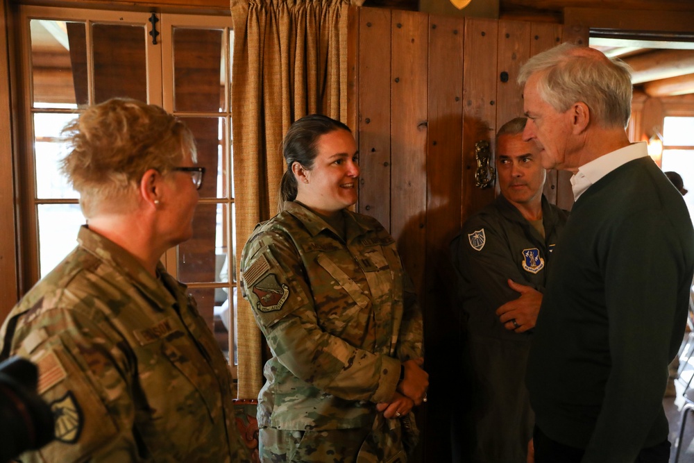 The Norwegian Prime Minister, Jonas Gahr Støre, and Norwegian Ambassador to the United States Anniken Krutnes, visit Camp Ripley Training Center