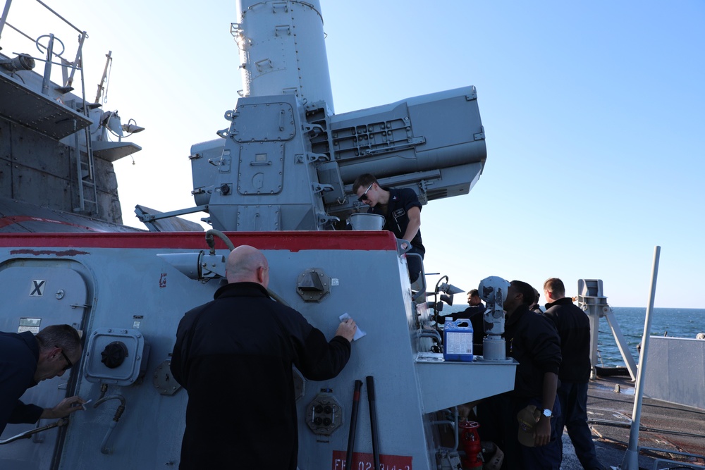 USS Paul Ignatius Fresh Water Wash Down