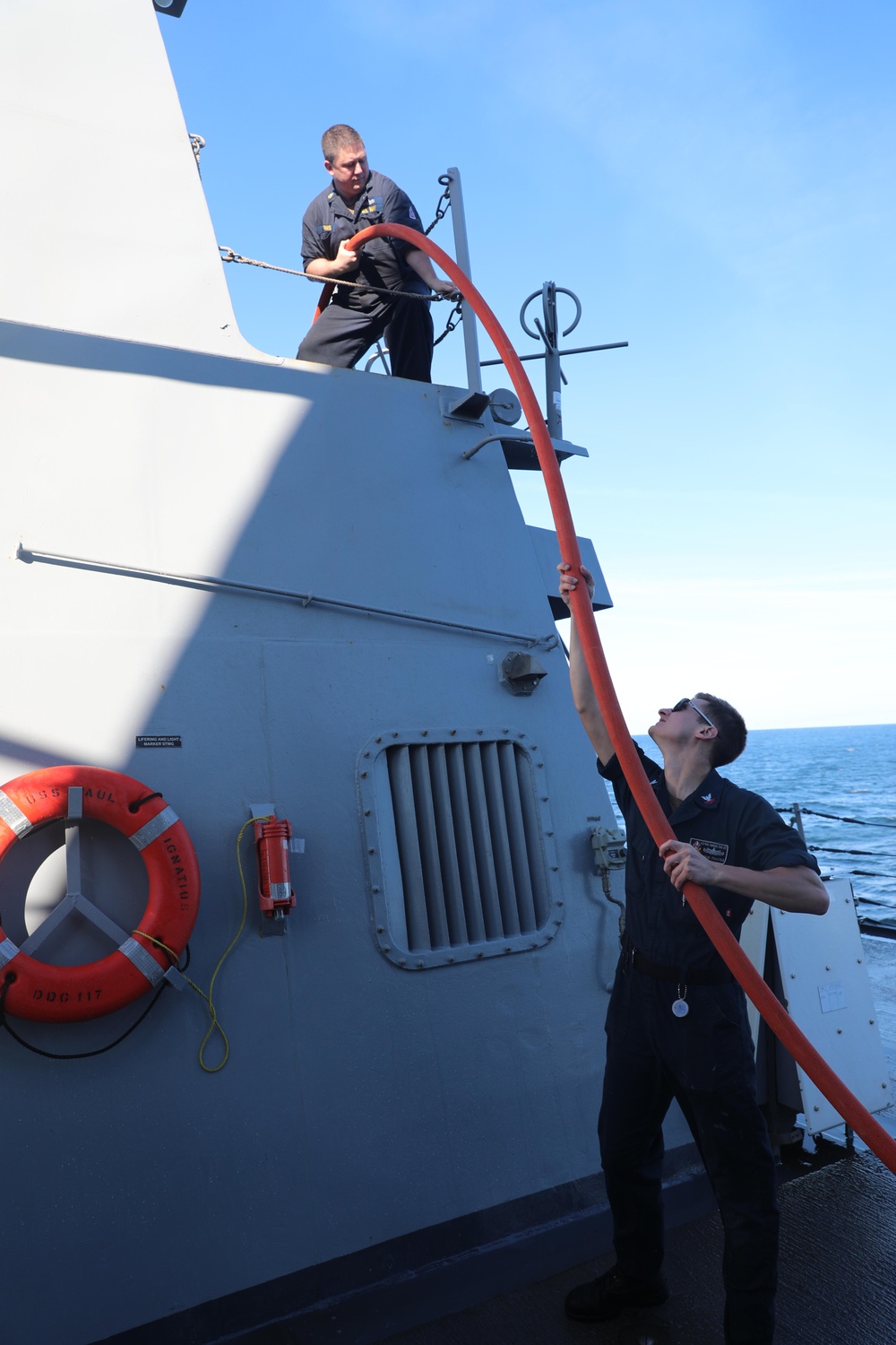 USS Paul Ignatius Fresh Water Wash Down