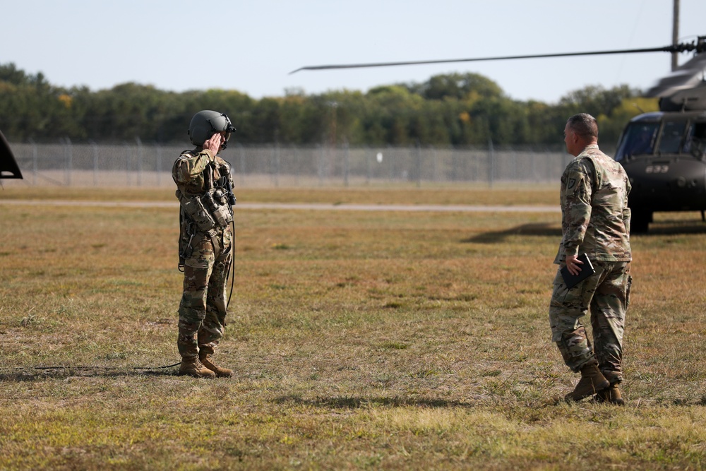 The Norwegian Prime Minister, Jonas Gahr Støre, and Norwegian Ambassador to the United States Anniken Krutnes, visit Camp Ripley Training Center