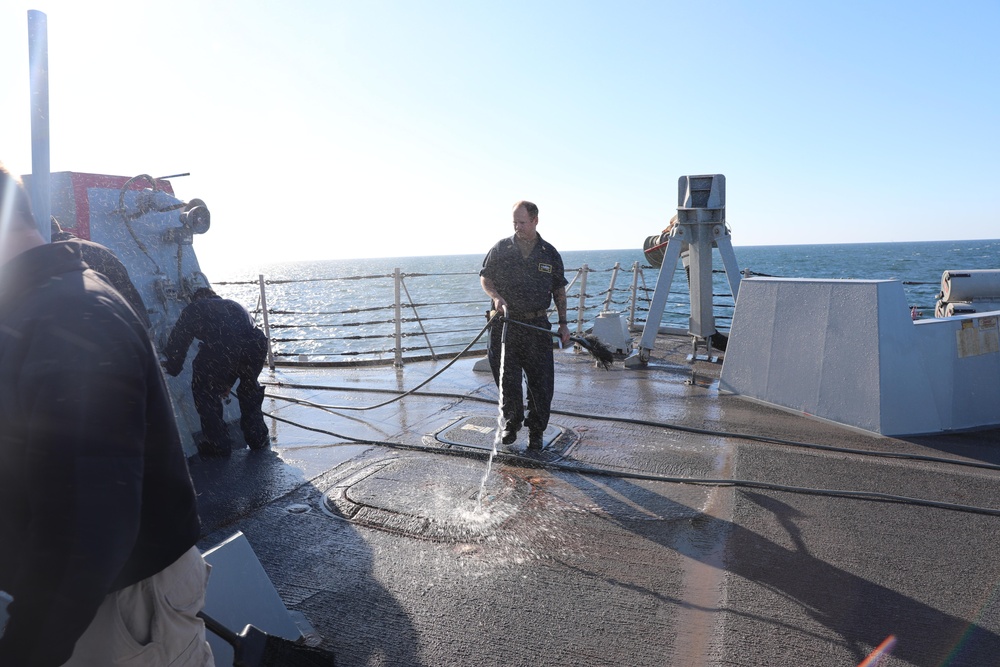 USS Paul Ignatius Fresh Water Wash Down