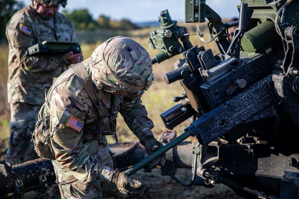 Oklahoma National Guard 'king of battle' shows power of artillery