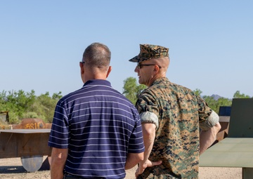MCAS Yuma commanding officer tours ranges