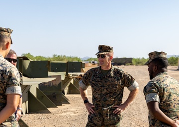 MCAS Yuma commanding officer tours ranges