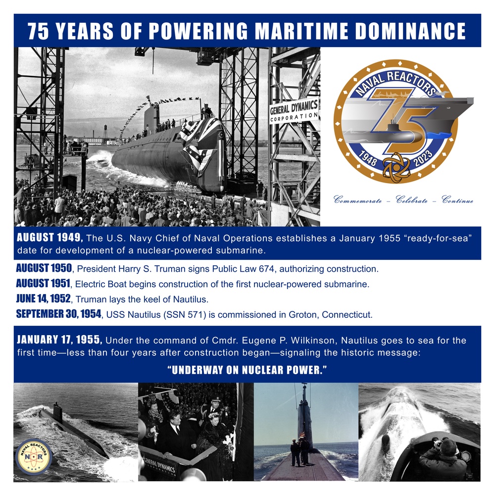 75 Years of Powering Maritime Dominance - USS Nautilus (SSN 571)