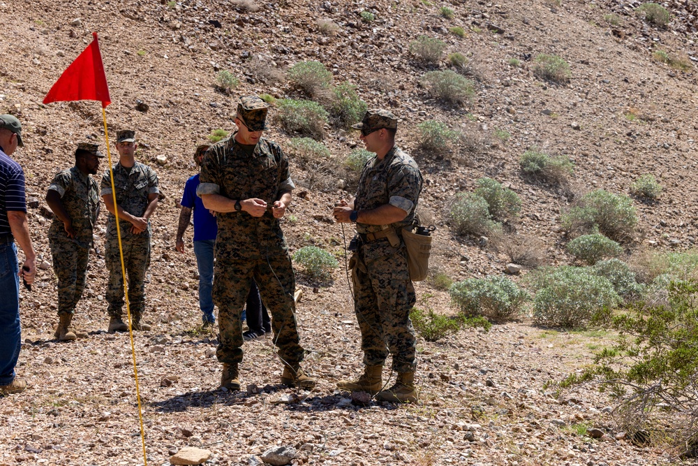 MCAS Yuma commanding officer tours ranges