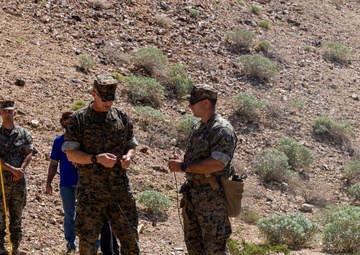 MCAS Yuma commanding officer tours ranges
