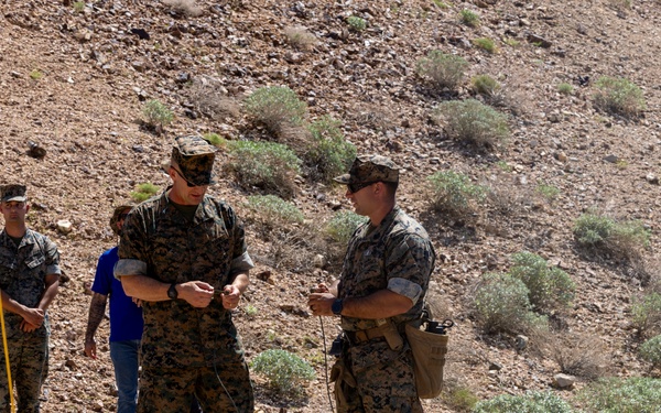 MCAS Yuma commanding officer tours ranges
