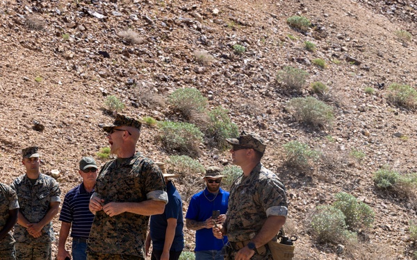 MCAS Yuma commanding officer tours ranges