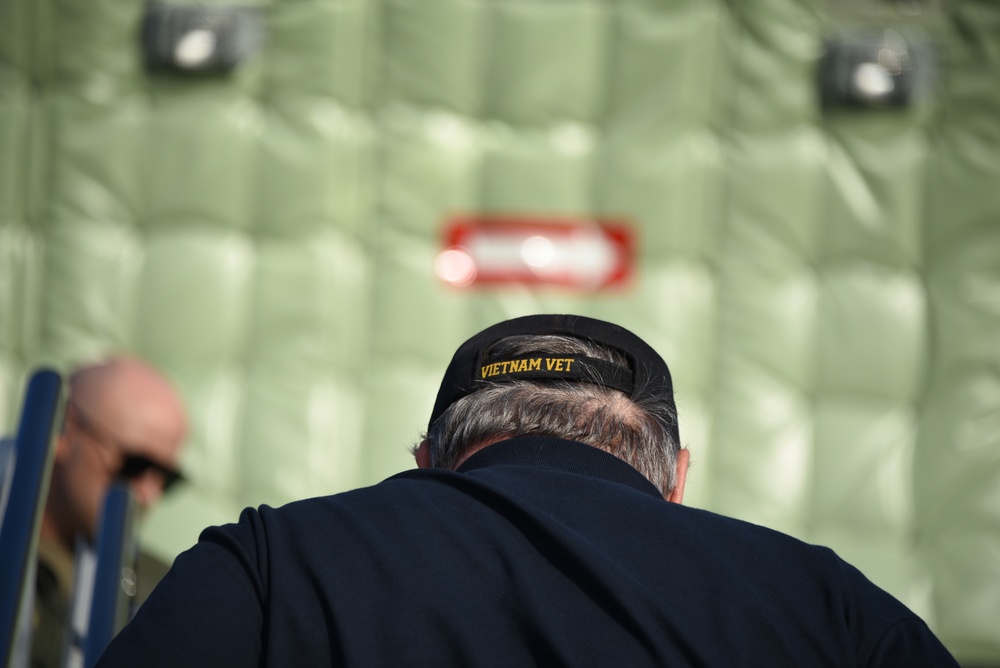 185th Air Refueling Wing Hosts Medal of Honor recipient Michael J. Fitzmaurice.