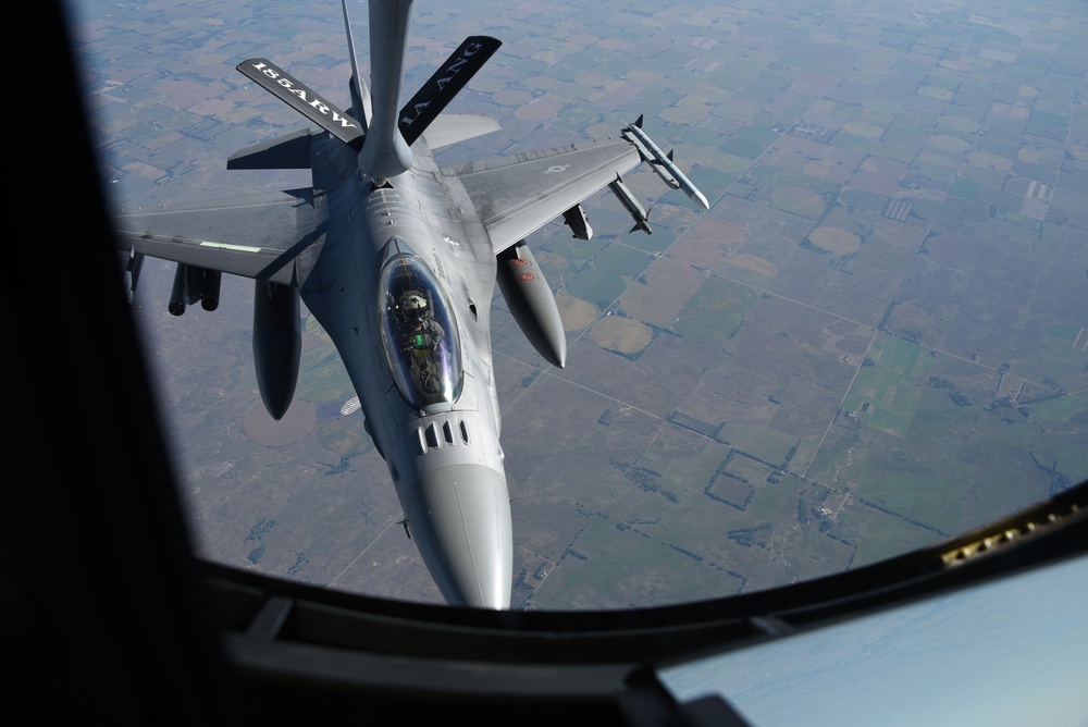 185th Air Refueling Wing Hosts Medal of Honor recipient Michael J. Fitzmaurice.