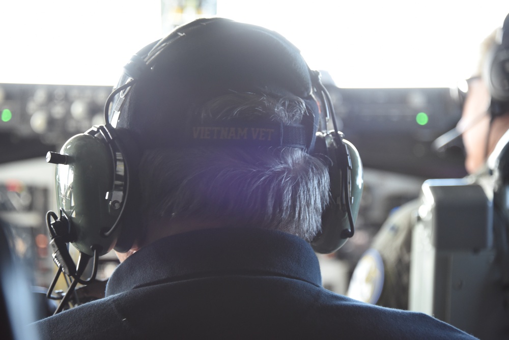 185th Air Refueling Wing Hosts Medal of Honor recipient Michael J. Fitzmaurice.