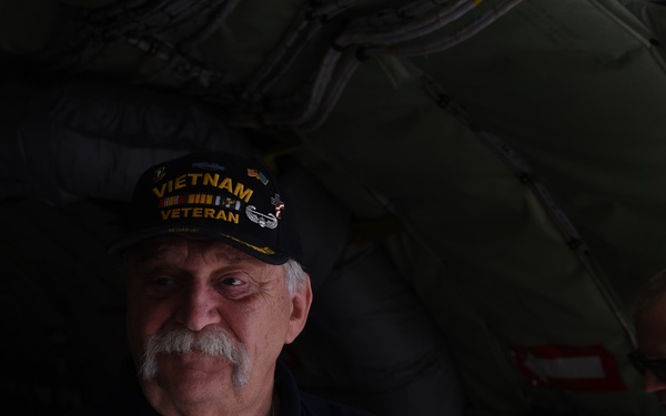 185th Air Refueling Wing Hosts Medal of Honor recipient Michael J. Fitzmaurice.