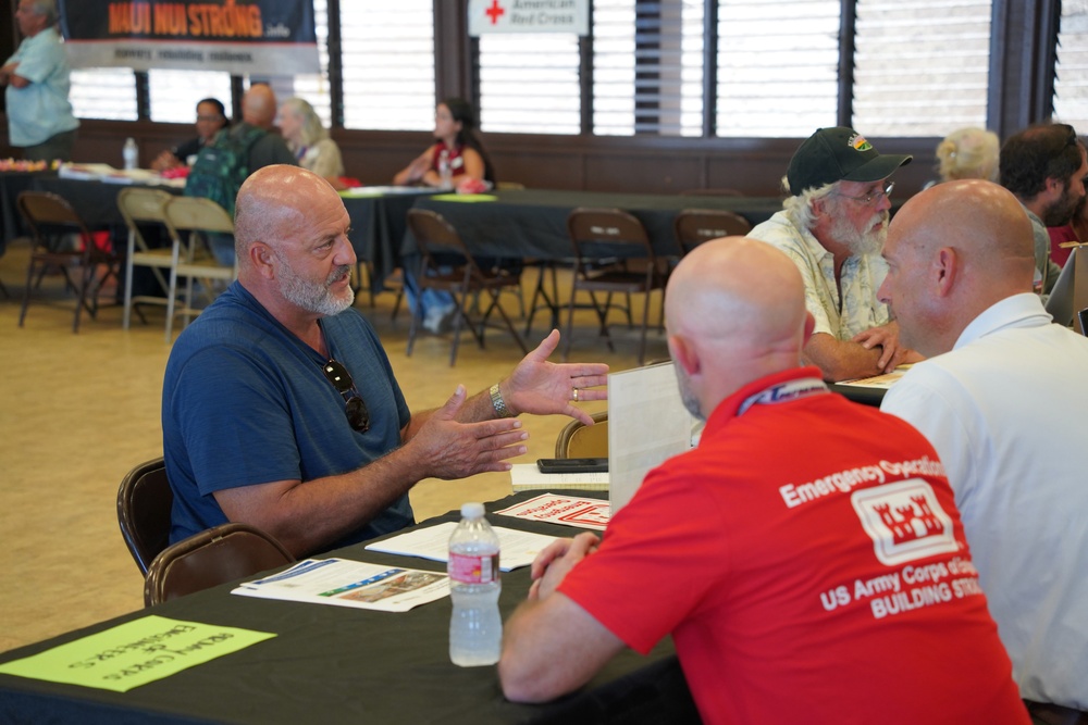 USACE shares debris removal information with residents impacted by Hawai'i wildfires