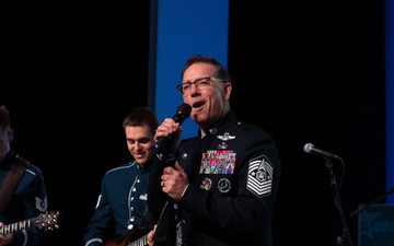 CMSSF Towberman, Max Impact perform at AFA Air, Space and Cyber Conference